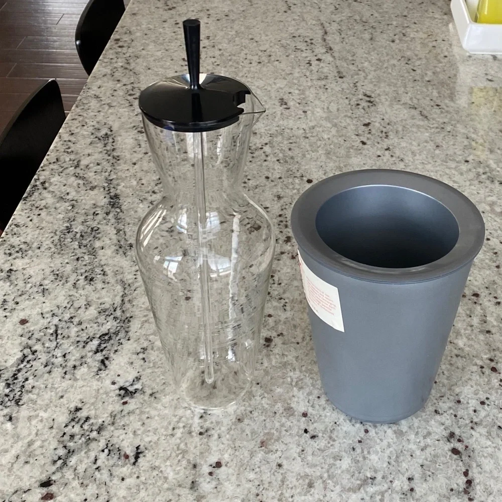 VTG 1950s Glacier Ware Pitcher Cooler By Aldco Inc